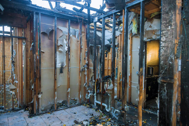 Professional Soot Cleanup technician working in Stephenville, TX
